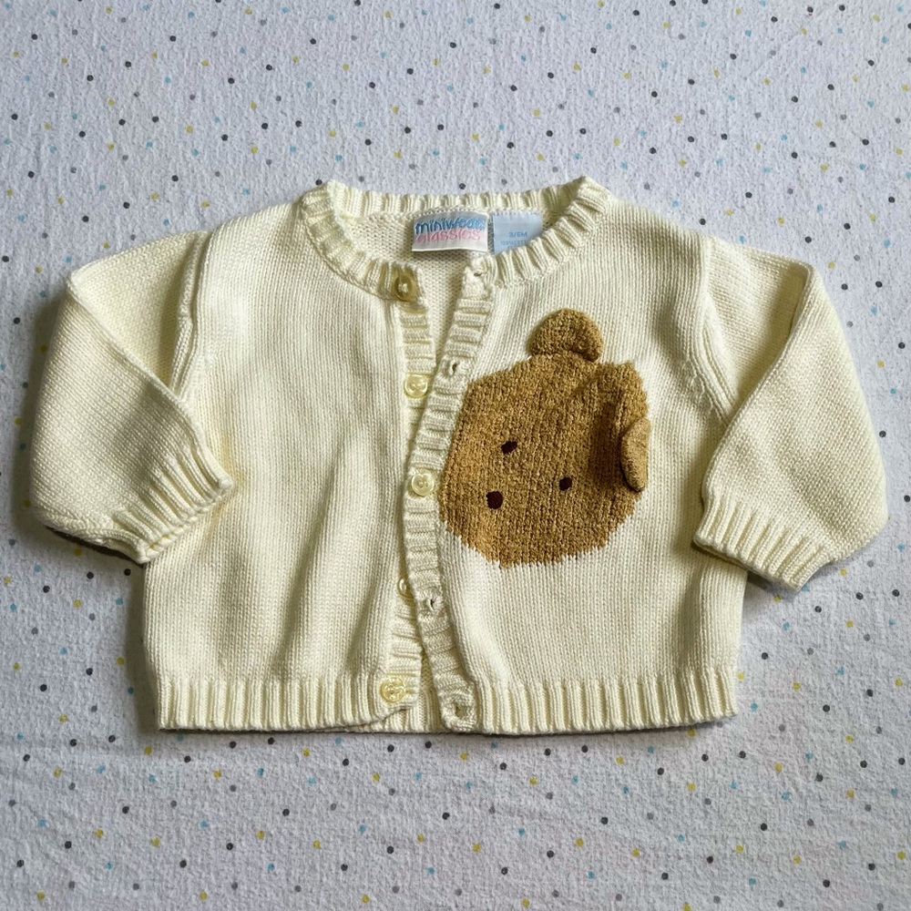 Miniwear: Baby Bear Knit Sweater Cardigan